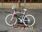 Ghost Bike, 2007 október, Stefánia úti bicikliút