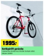 "Helytakarékos tárolást tesz lehetővé. Kerékpár nélkül" : )