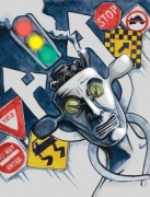 Shaun Kingerlee - Car Head     forrás: http://www.momentumplanet.com/features/car-head