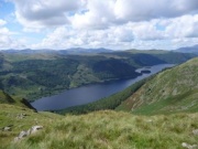 Thirlmere a Helvellyn hátáról