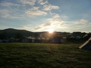 Napfelkelte a táborban